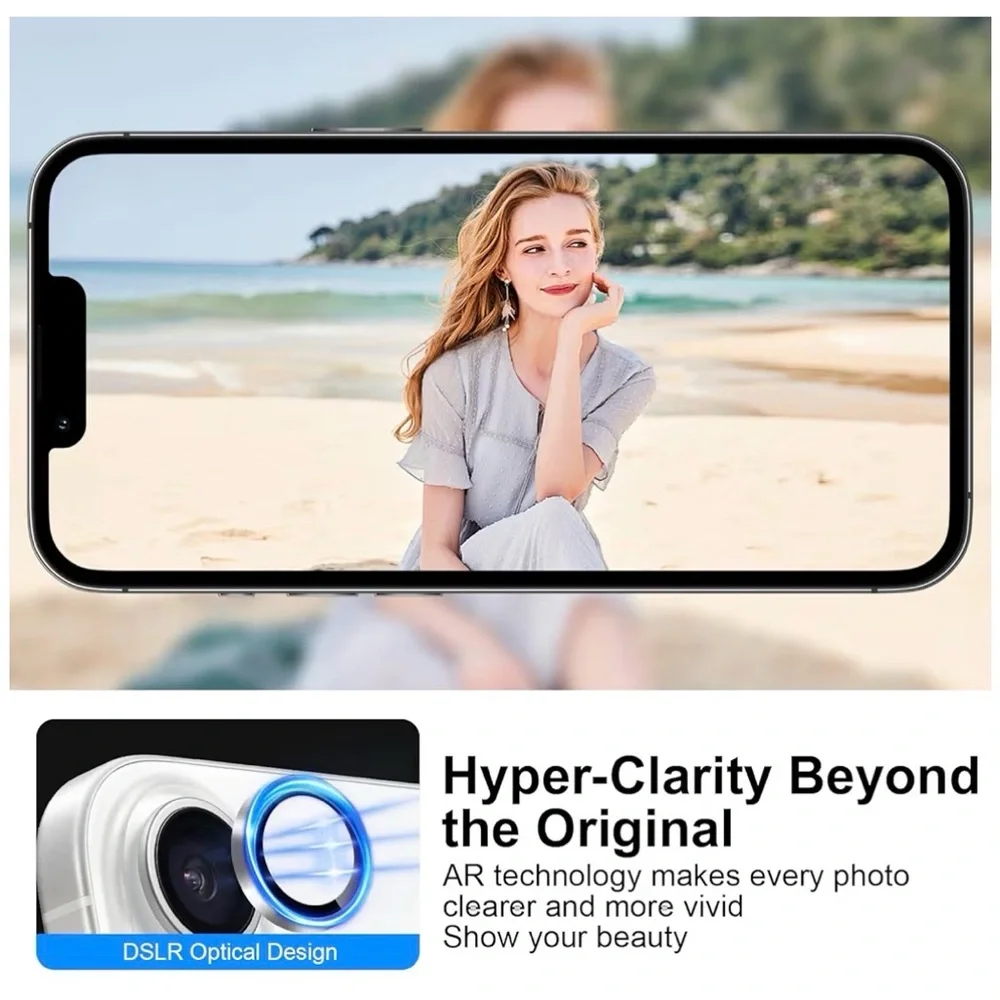 Camera Lens Protector for iPhone 15 Pro Max/15 Pro